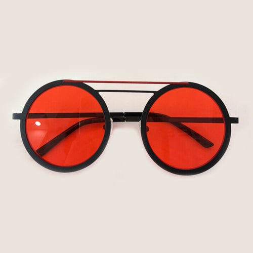 Alloy Frame Round Sunglasses
