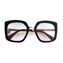 Load image into Gallery viewer, Flat Top Oversized Square Sunglasses Women