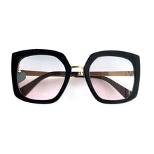 Load image into Gallery viewer, Flat Top Oversized Square Sunglasses Women